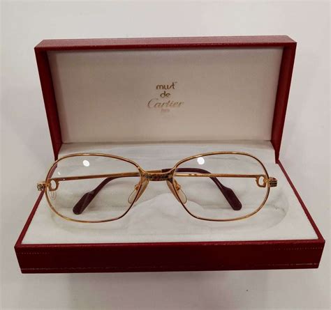 cartier glasses jaguar|vintage cartier panthere glasses.